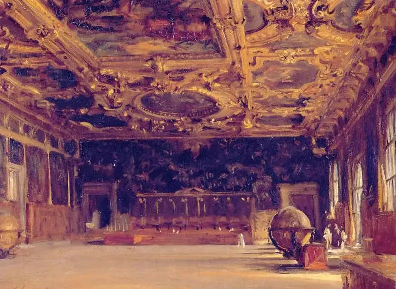 Dodge Sarayı'nın İç Mekanı - John Singer Sargent