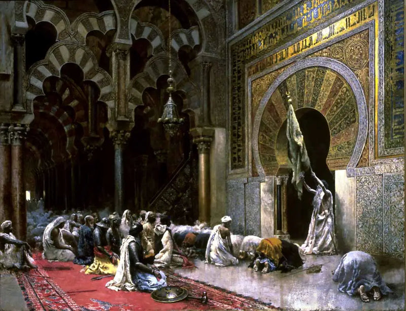 Cordoba'daki bir caminin içi - Edwin Lord Weeks