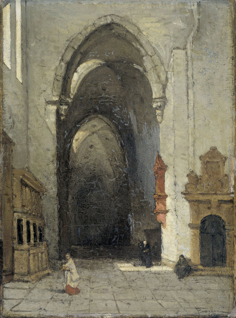 Intérieur de l'église cathédrale de Trèves - Johannes Bosboom