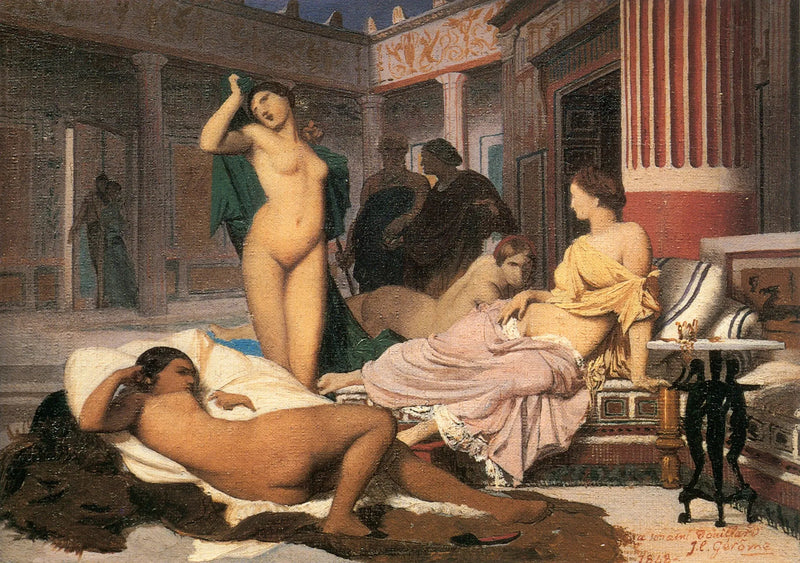 Yunan İç Mekanı - Jean-Léon Gérôme