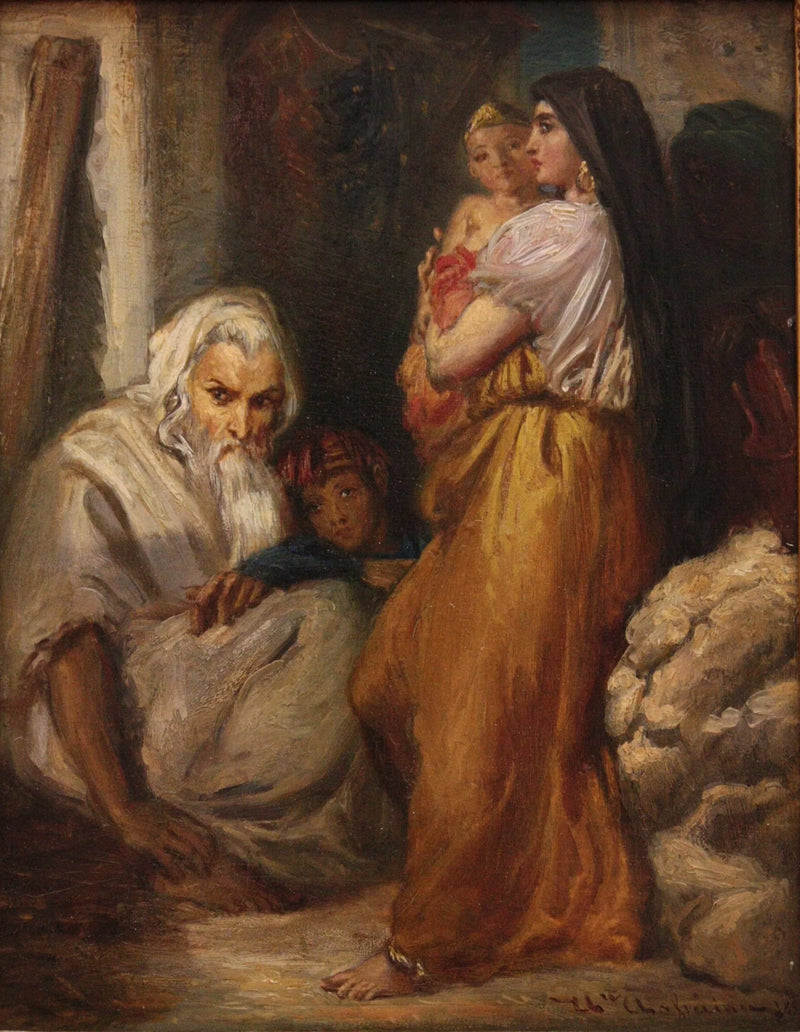 Konstantin'deki Yahudi İç Mekanları - Théodore Chassériau