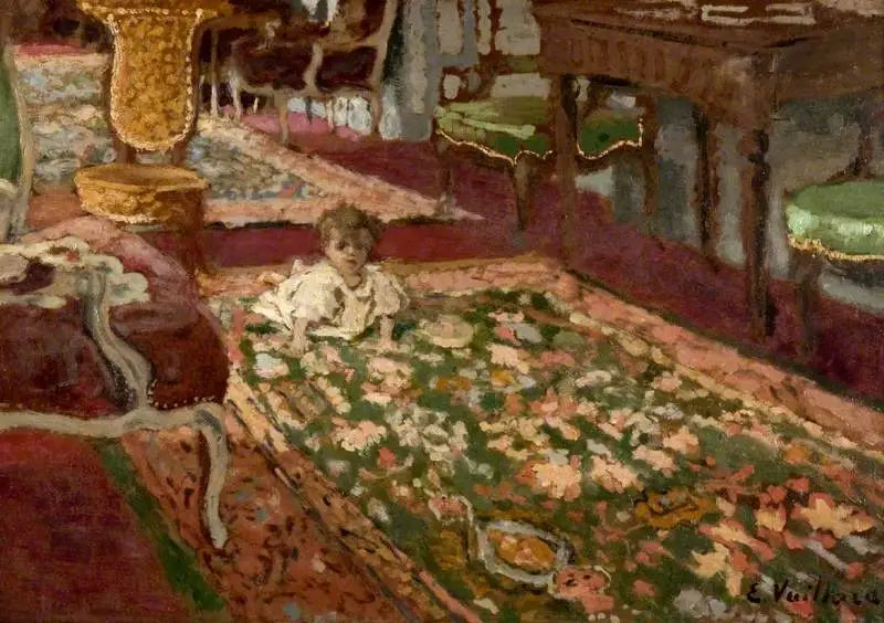 İç Mekan: Oturma Odası - Édouard Vuillard