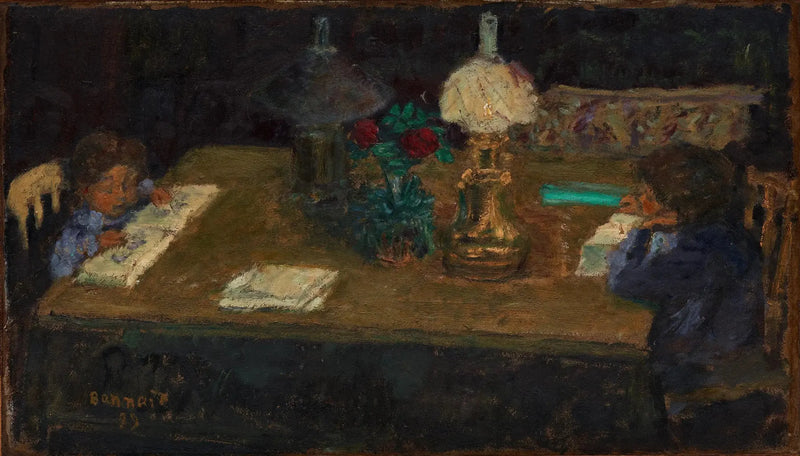 İç Mekan: Çocuklar Terasta - Pierre Bonnard