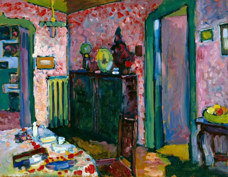 İç Mekan (Yemek Odam) - Vassily Kandinsky