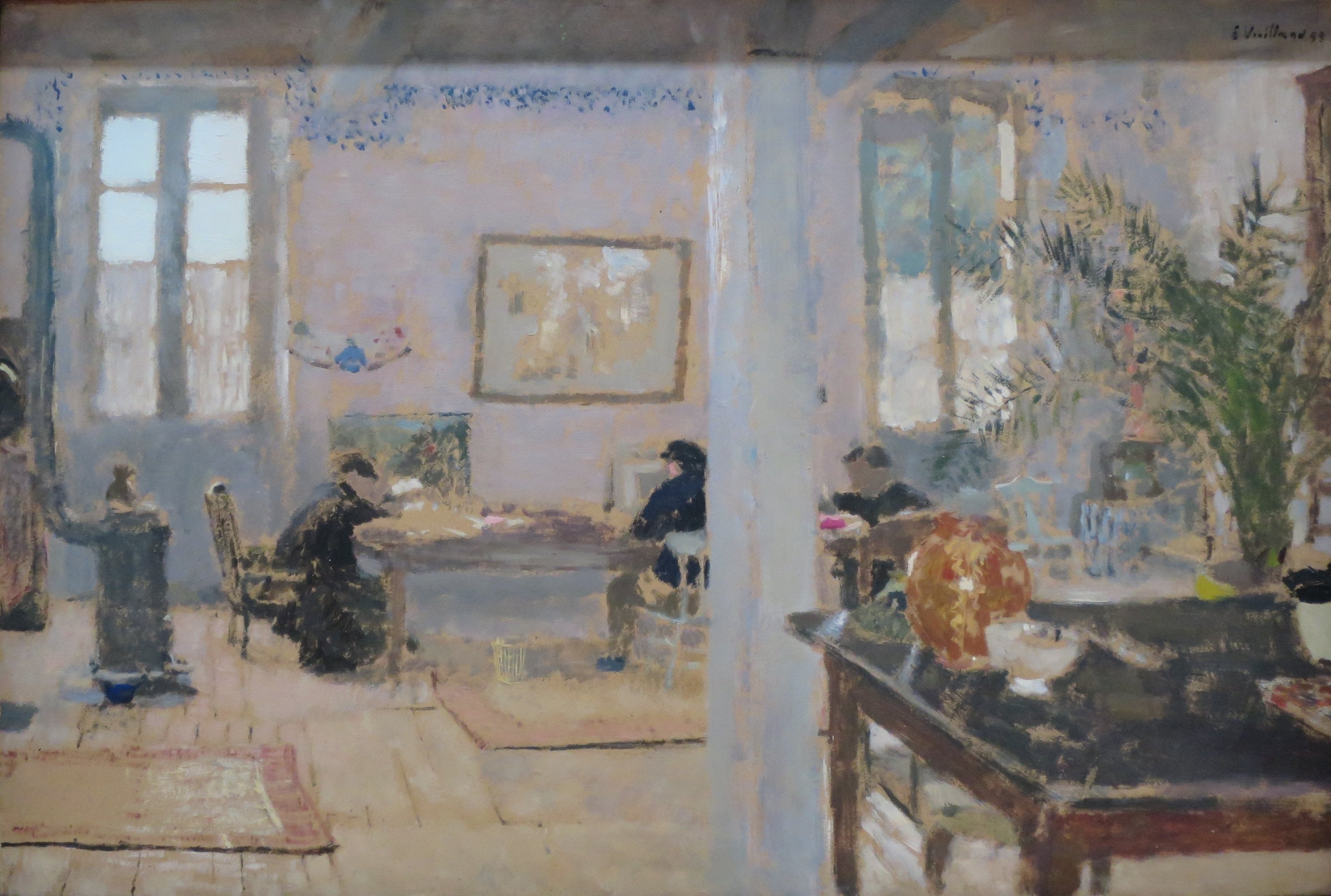 Intérieur. Relais - Édouard Vuillard