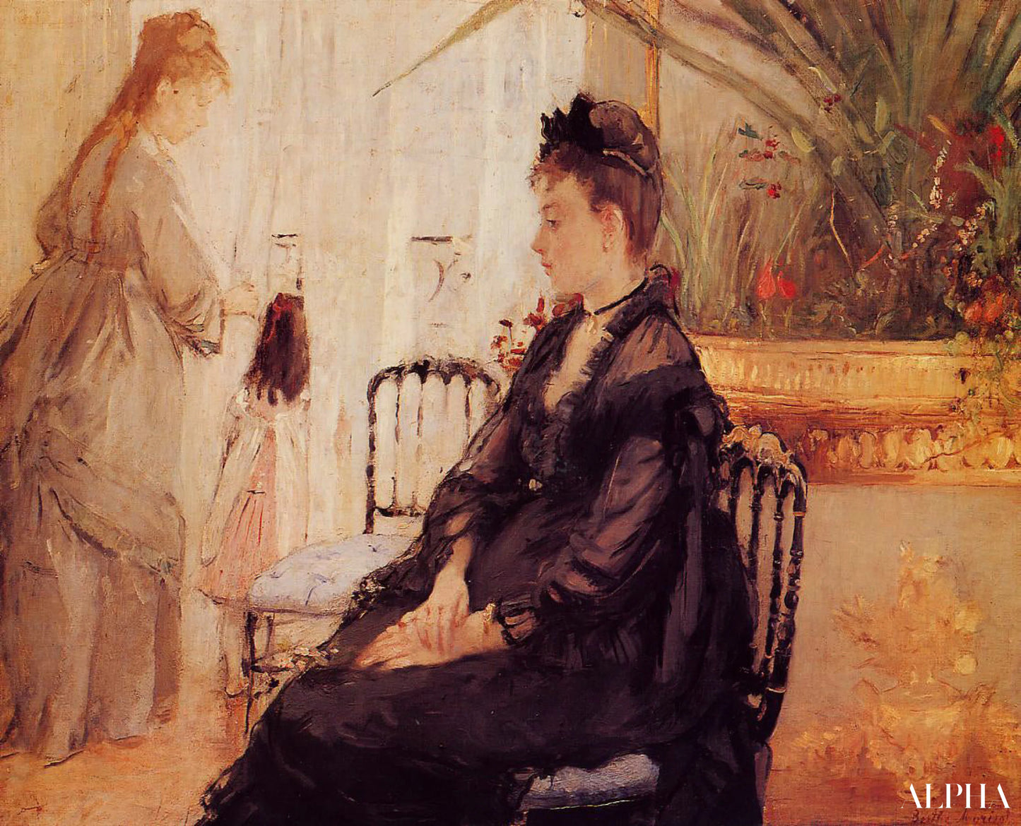 Interior - Berthe Morisot - High-end reproductions of paintings and artworks