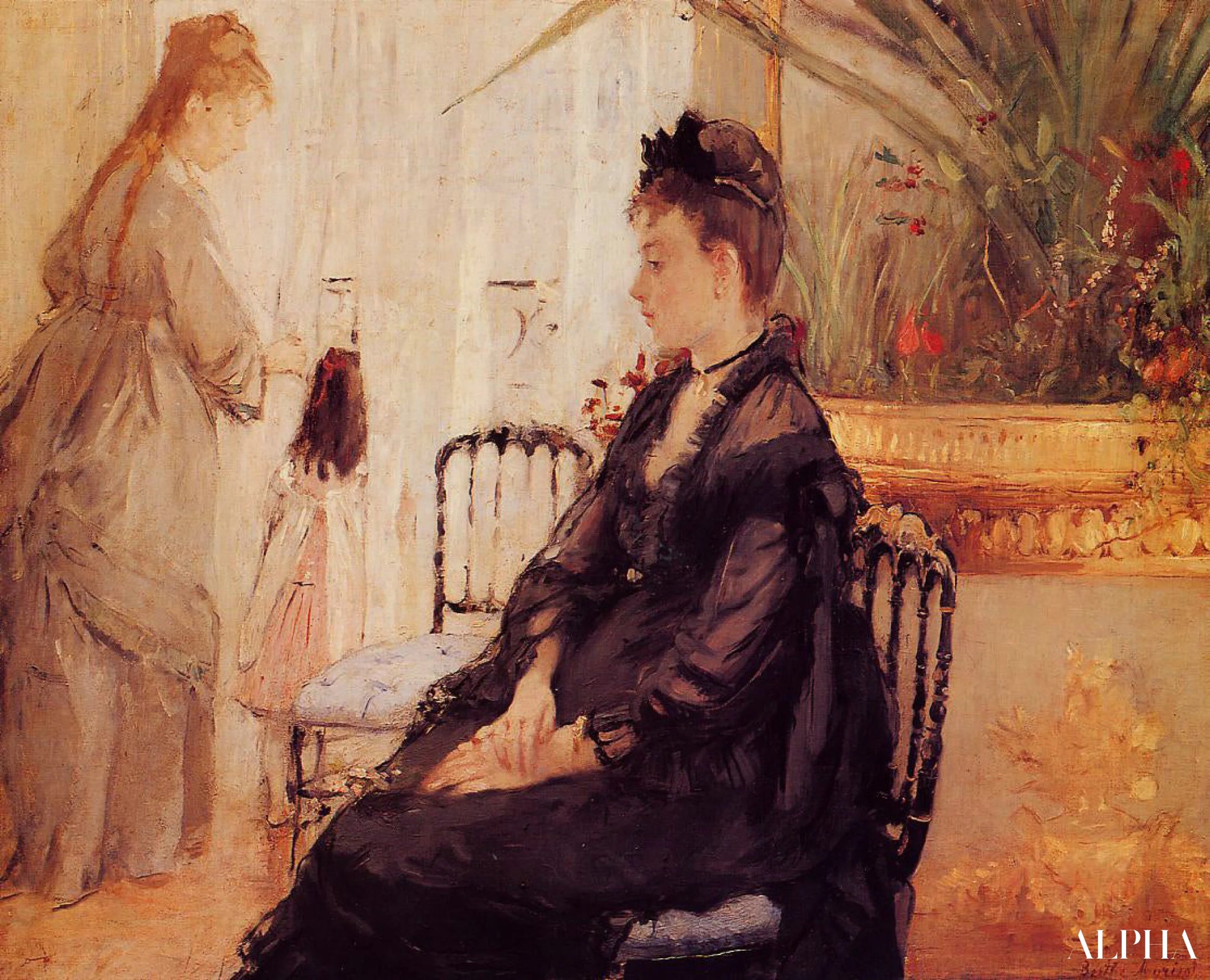 Interior - Berthe Morisot - High-end reproductions of paintings and artworks