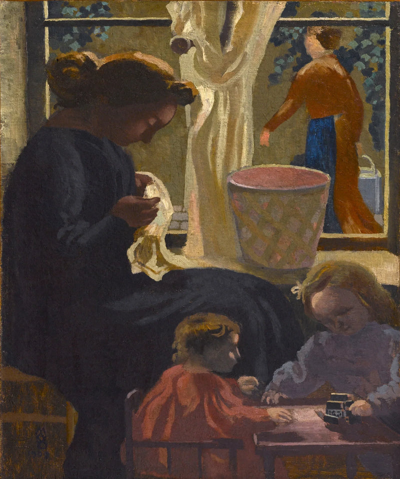 Mahremiyet veya Pencere Dikişçisi - Maurice Denis
