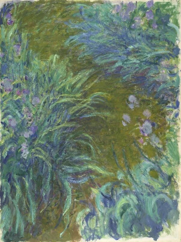 Iris, Ulusal Galeri NG6383 W1829 - Claude Monet