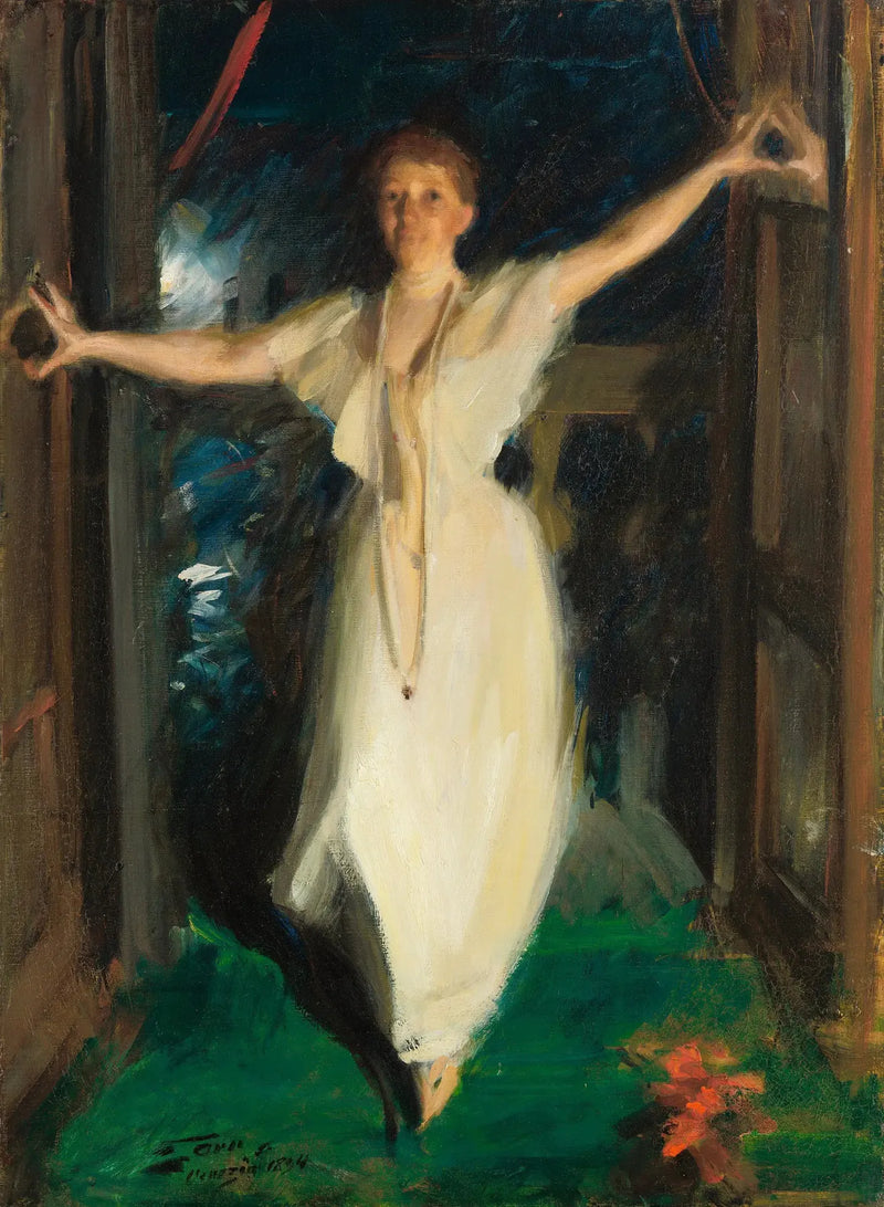 Venice'te Isabella Stewart Gardner - Anders Zorn