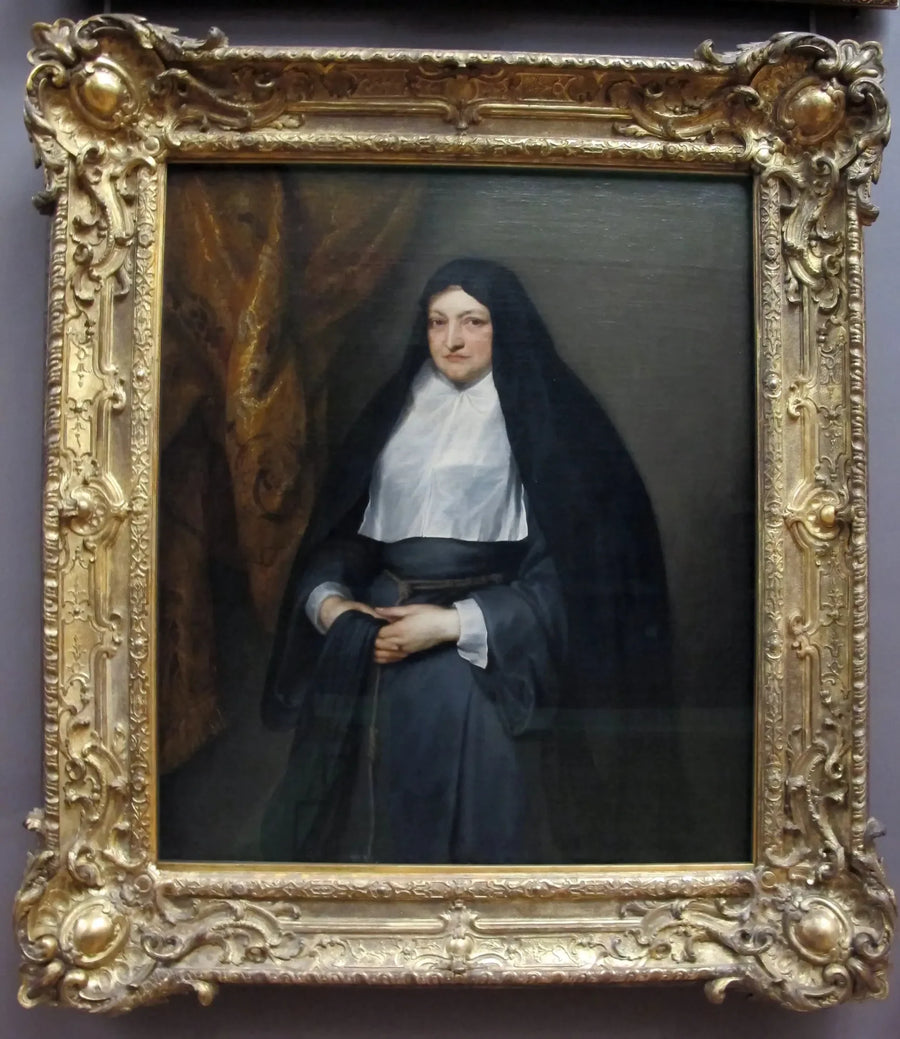 İzabel Klara Eugenie Avusturya, Hollanda Valisi, Clarisse kıyafetinde - Antoine van Dyck