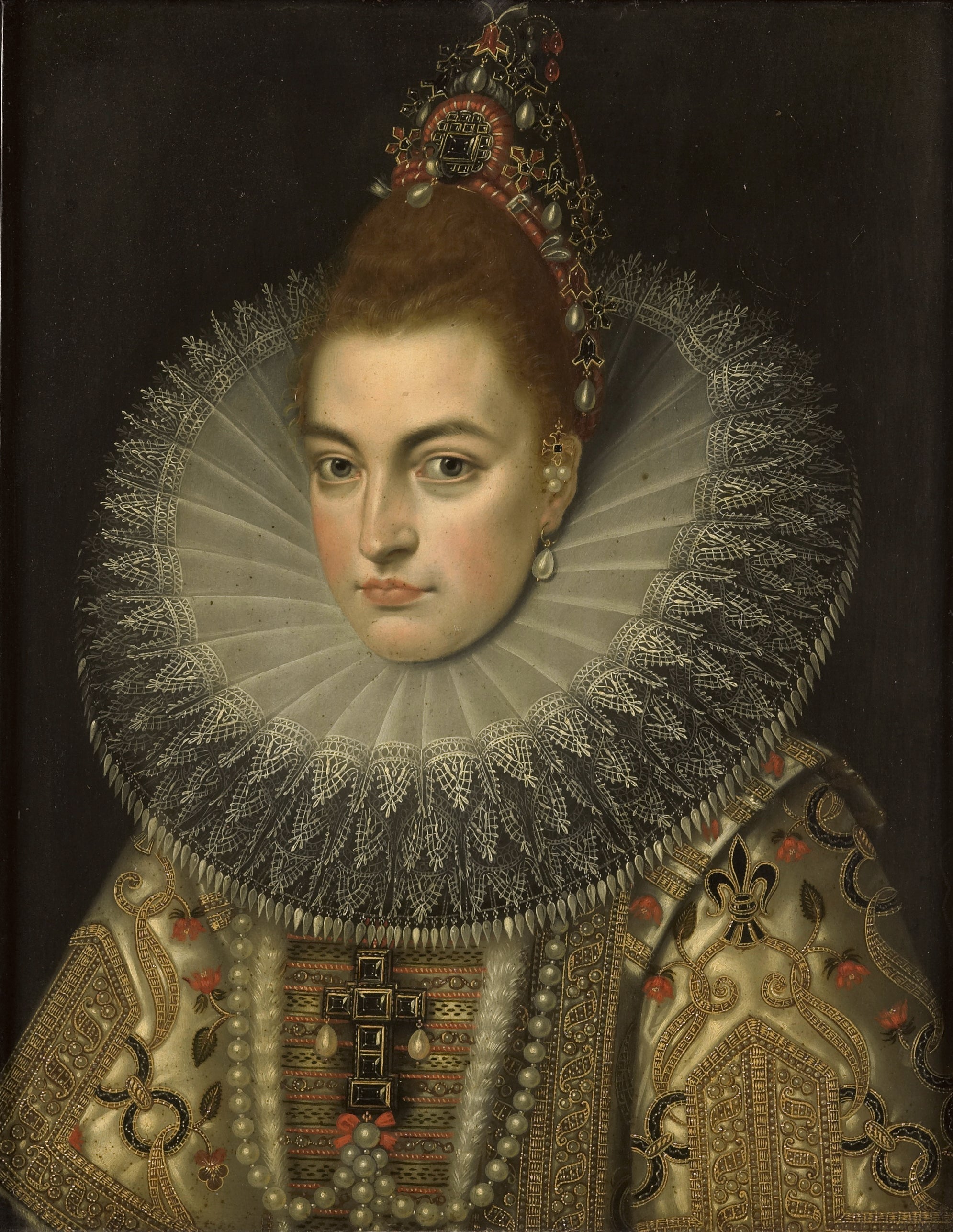 Isabelle Claire Eugénie, épouse de l'archiduc Albert VII - Frans Pourbus the Younger