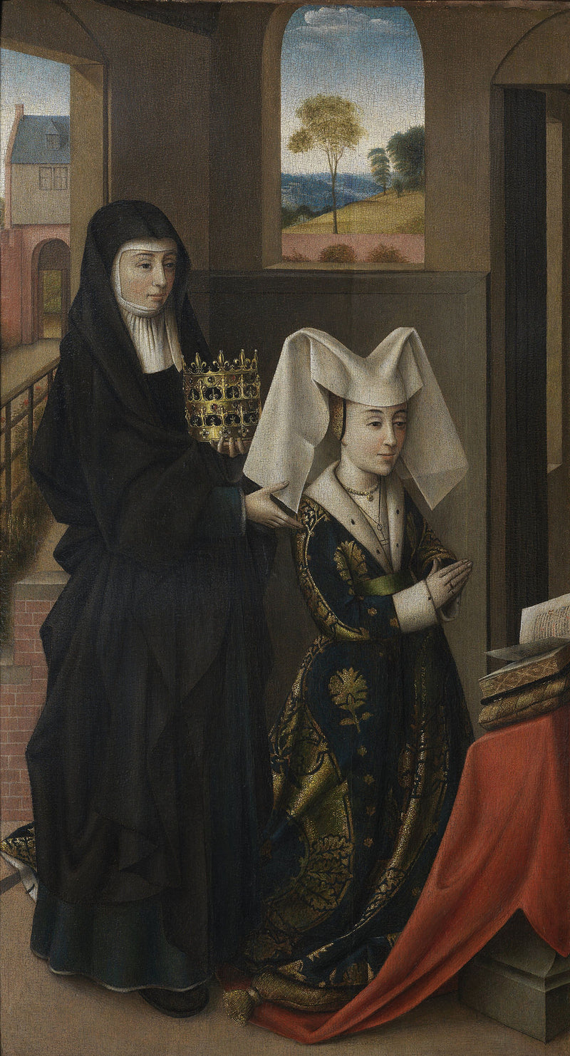 İzabel Portugal ve Azize Elizabeth - Petrus Christus