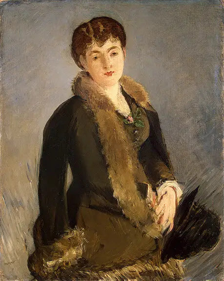 Isabelle Lemonnier Şapka Elinde - Édouard Manet