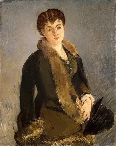 Isabelle Lemonnier Şapka Elinde - Édouard Manet