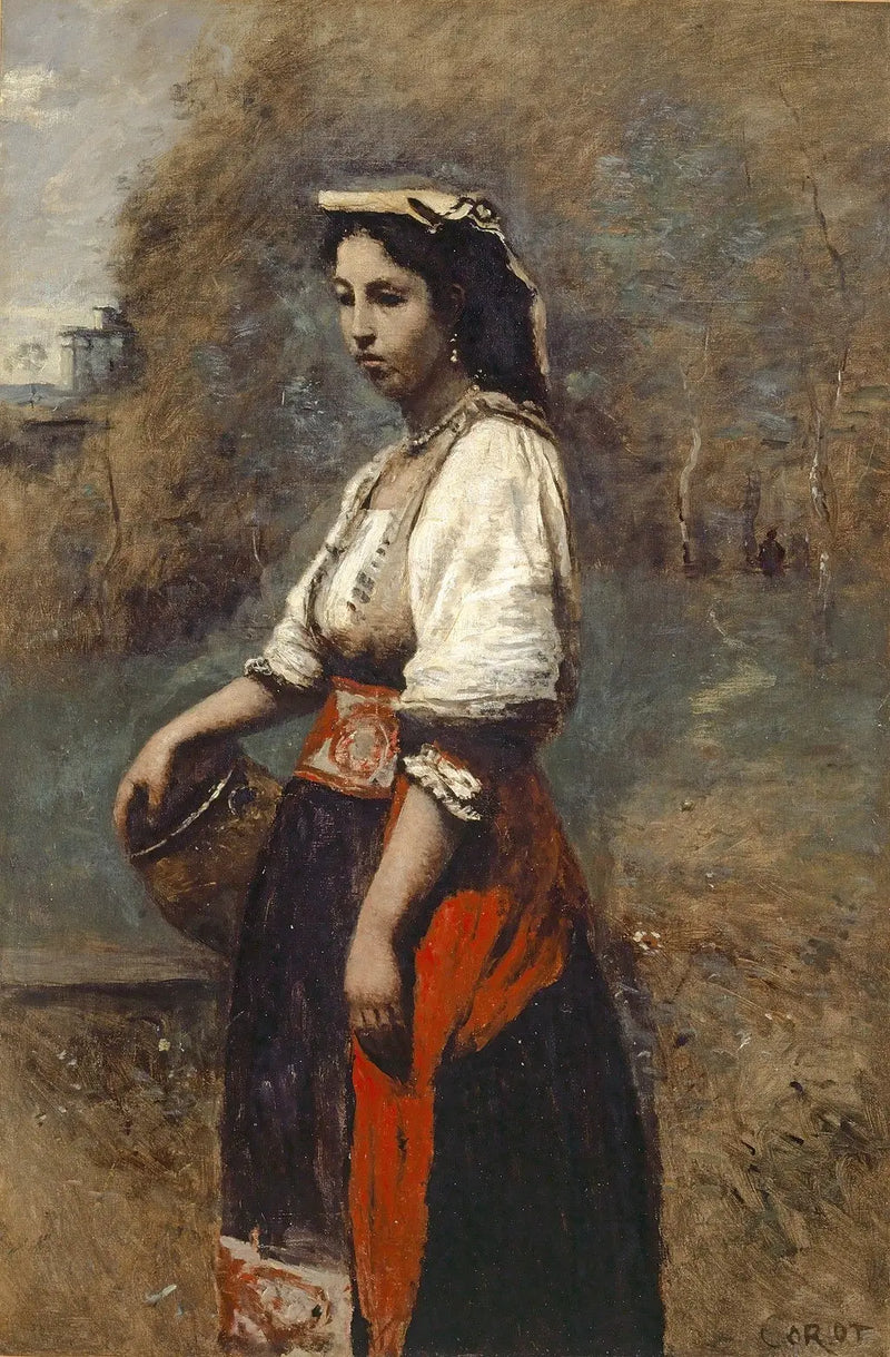 İtalyan Fontanlı - Jean-Baptiste Camille Corot