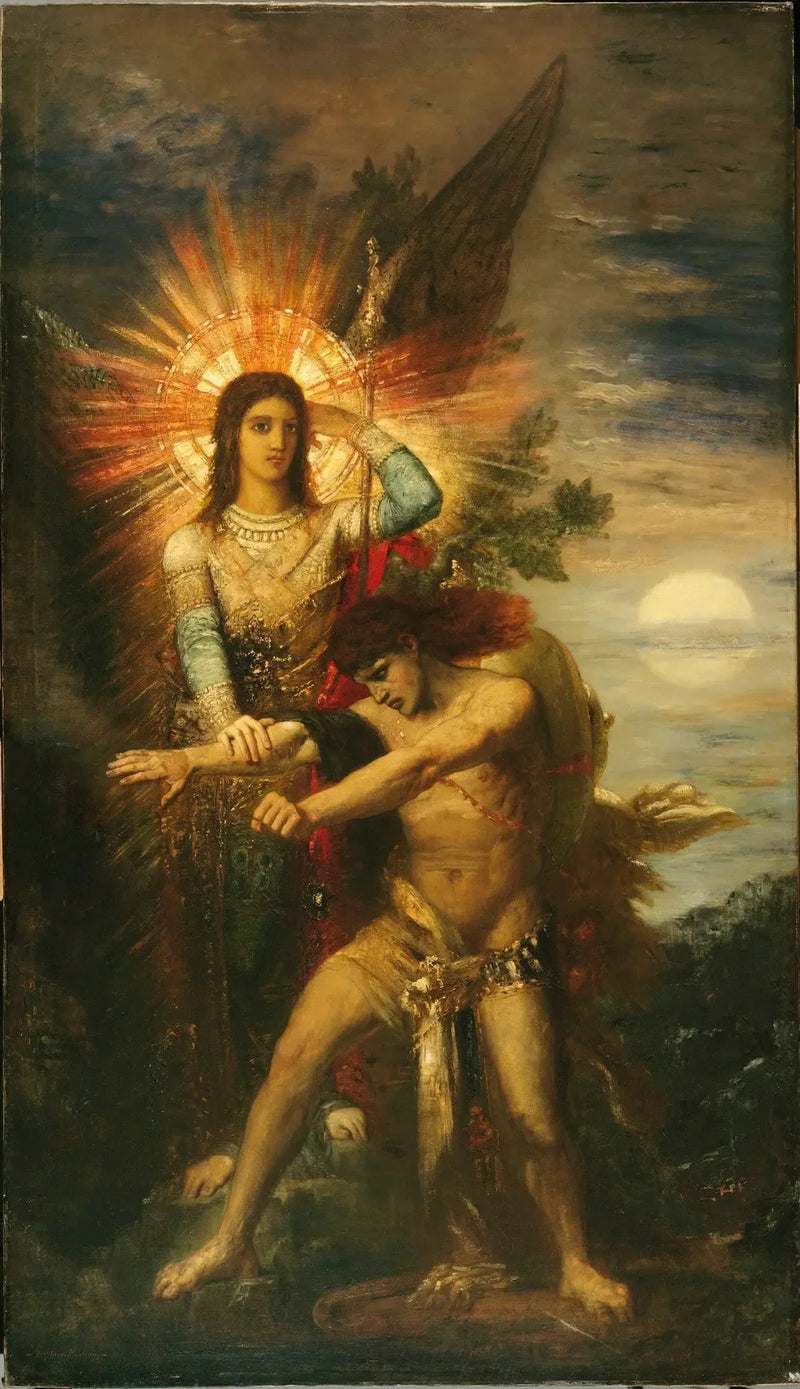 Jacob ve Melek - Gustave Moreau