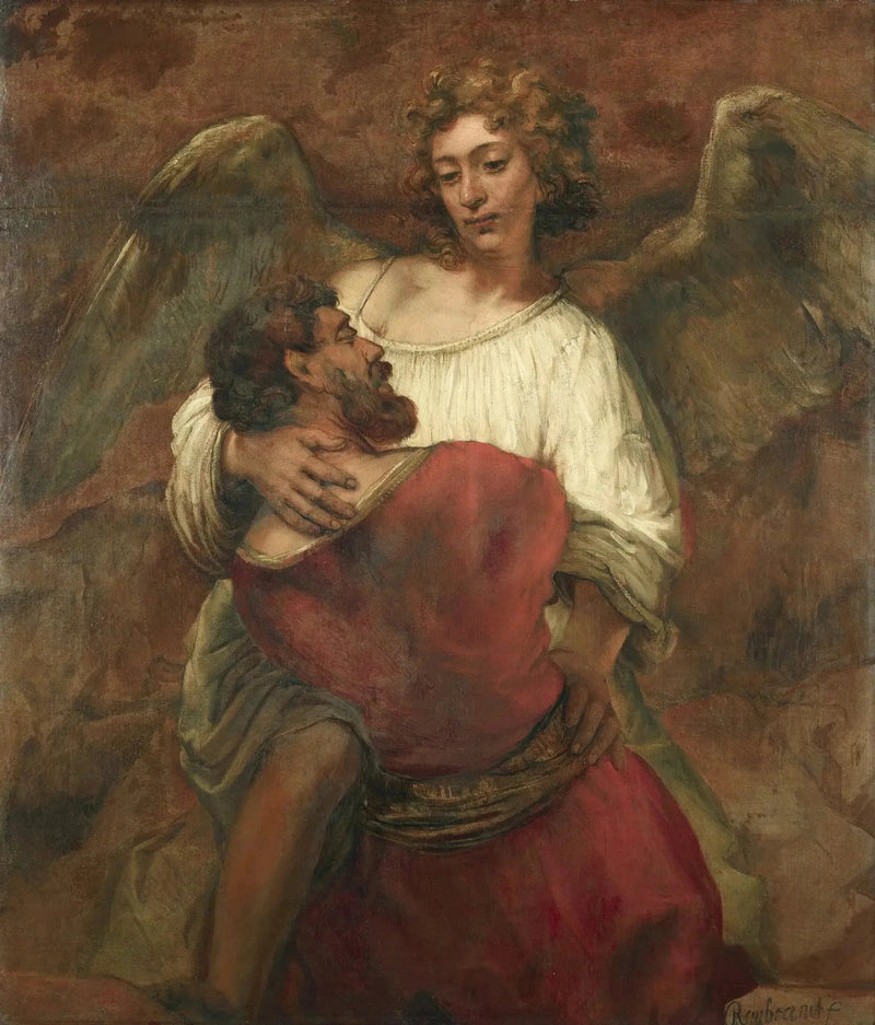 Yakup'un Mücadelesi Melekle - Rembrandt