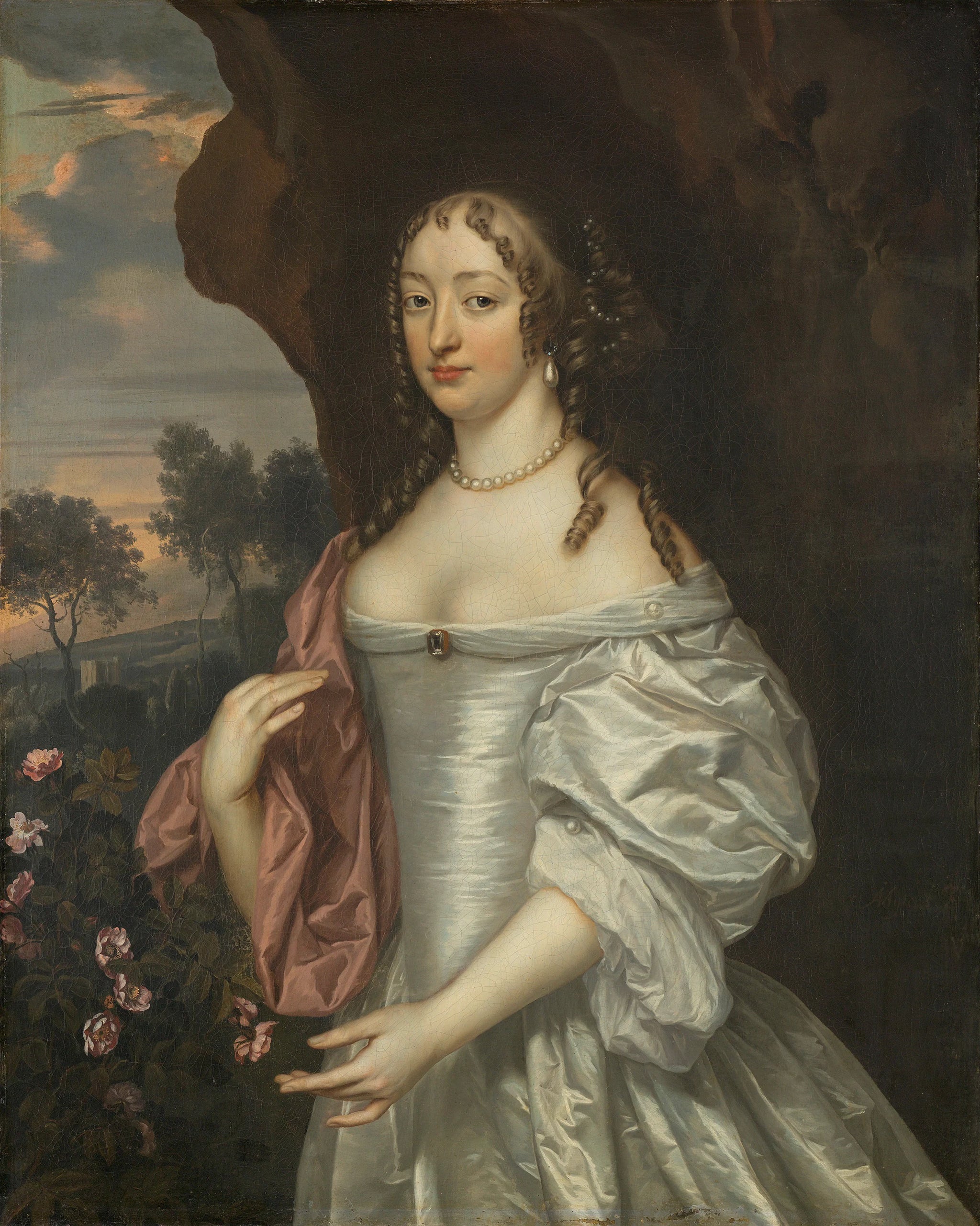 Jacoba van Orliens (1643-91). Épouse de Jacob de Witte van Haamstede - Jan Mytens