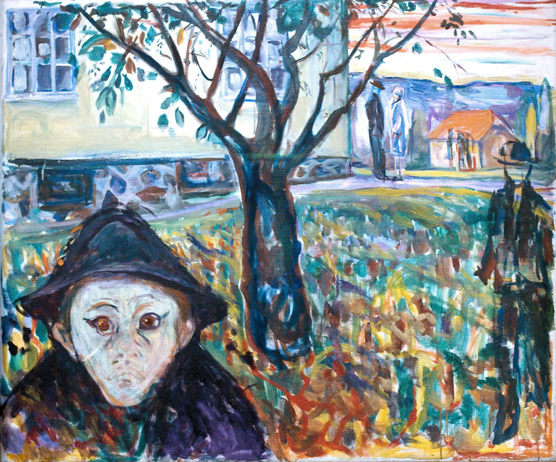 Bahçede Jaluzi - Edvard Munch