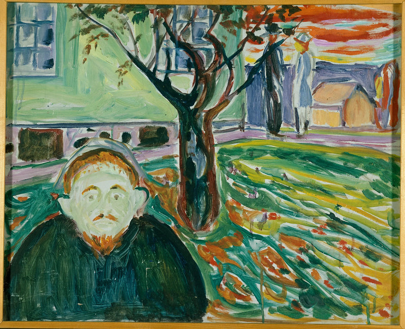 Bahçede Jaluzi - Edvard Munch