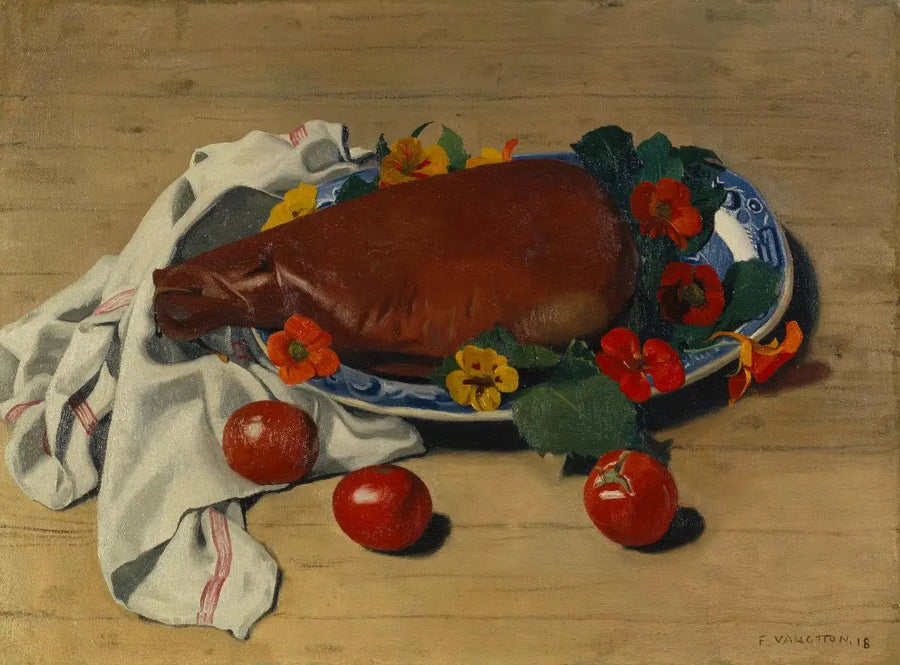Jambon ve domates - Félix Vallotton
