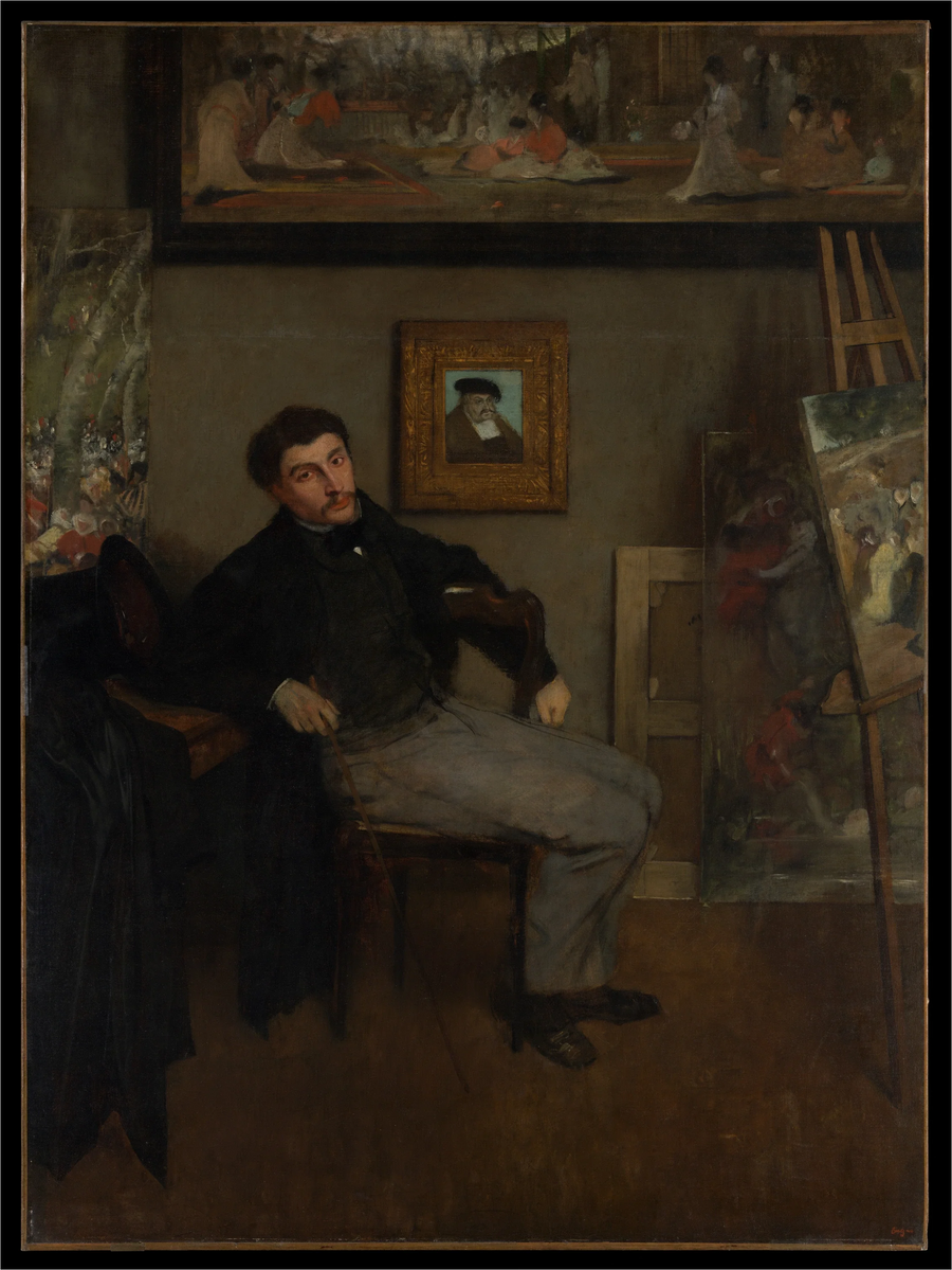 James Tissot Portresi - Edgar Degas