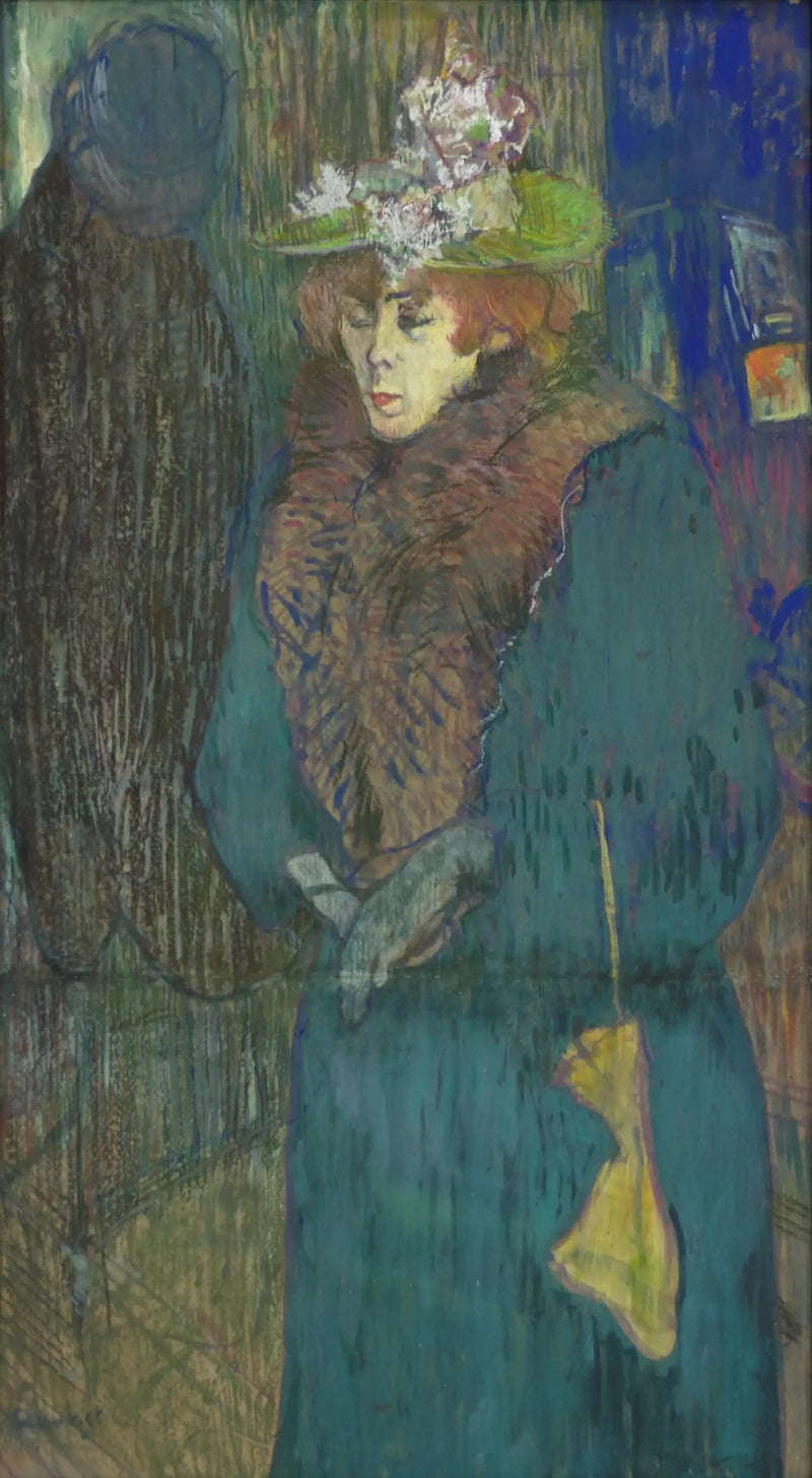 Moulin Rouge'a Gelen Jane Avril - Henri de Toulouse-Lautrec