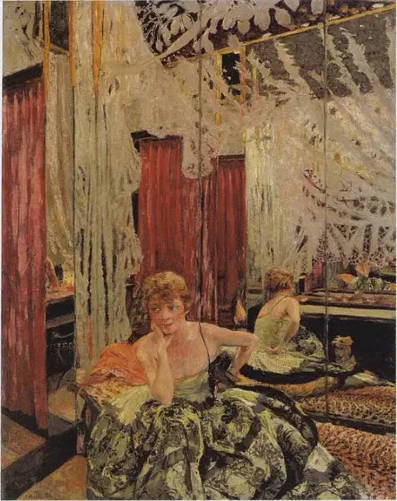 Jane Renouardt - Édouard Vuillard image 1 copie peinte à la main à l’huile