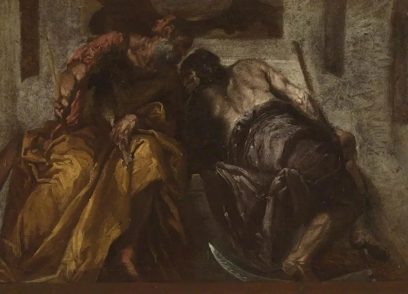 Janus ve Satürn (Paulo Véronèse'nin kopyası) - Paul Véronèse