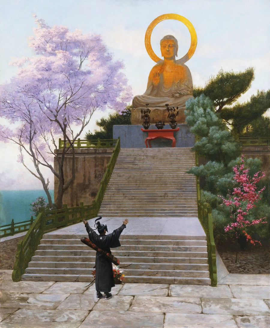 Tanrıça için yalvaran Japon - Jean-Léon Gérôme