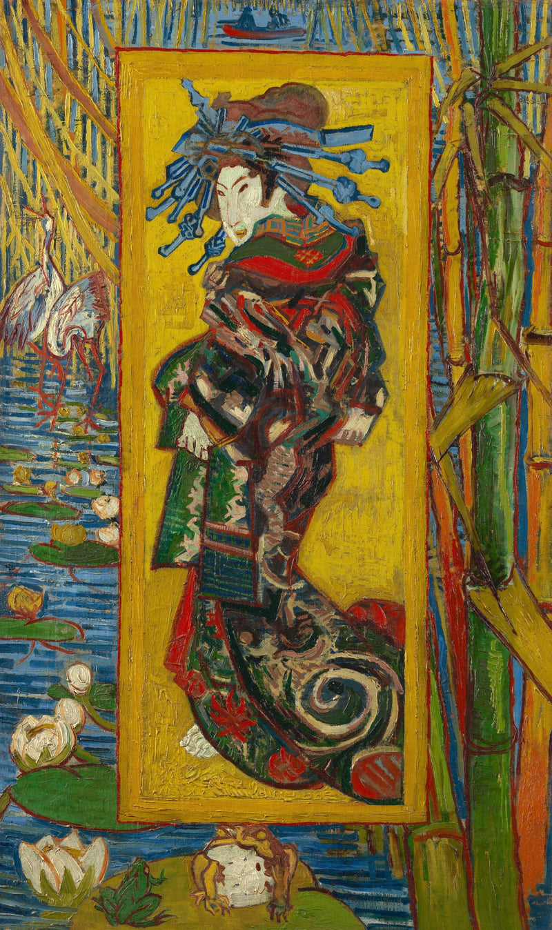 Japonaiserie : Courtisane d’après Eisen – Vincent van Gogh