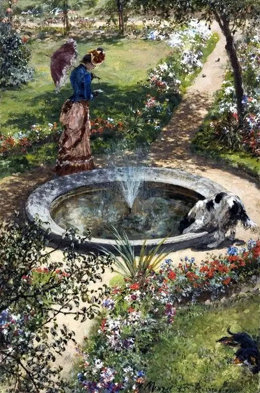 Kissingen Bahçesi - Adolph von Menzel