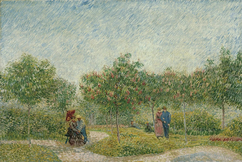 Montmartre'de Aşıklar Bahçesi - Vincent van Gogh
