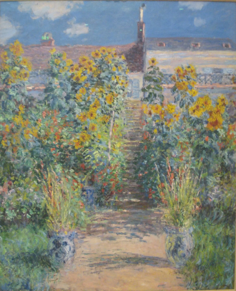Vétheuil Bahçesi - Claude Monet