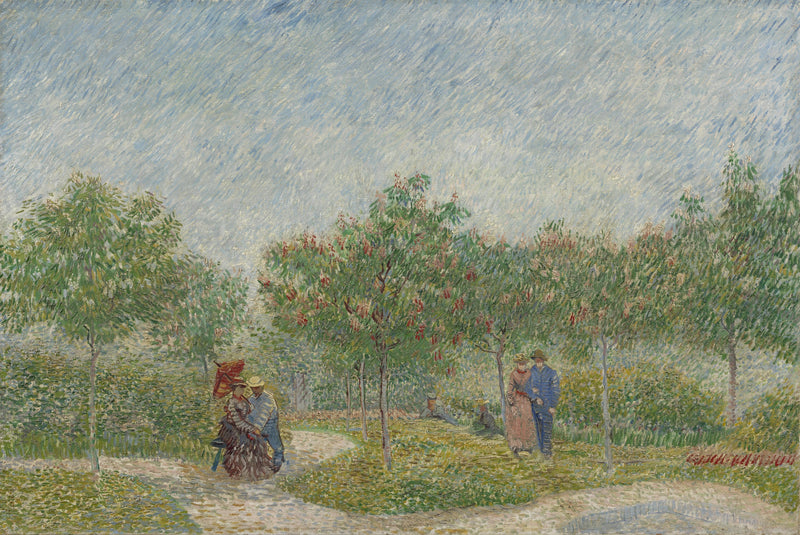 Montmartre'de Aşıklar Bahçesi - Vincent van Gogh