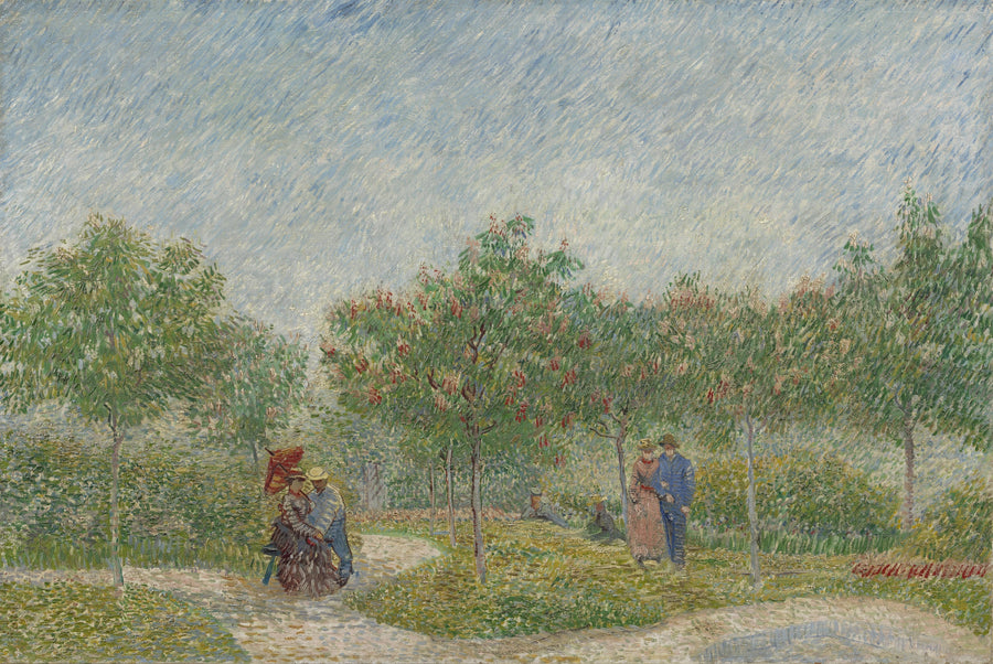 Montmartre'de Aşıklar Bahçesi - Vincent van Gogh