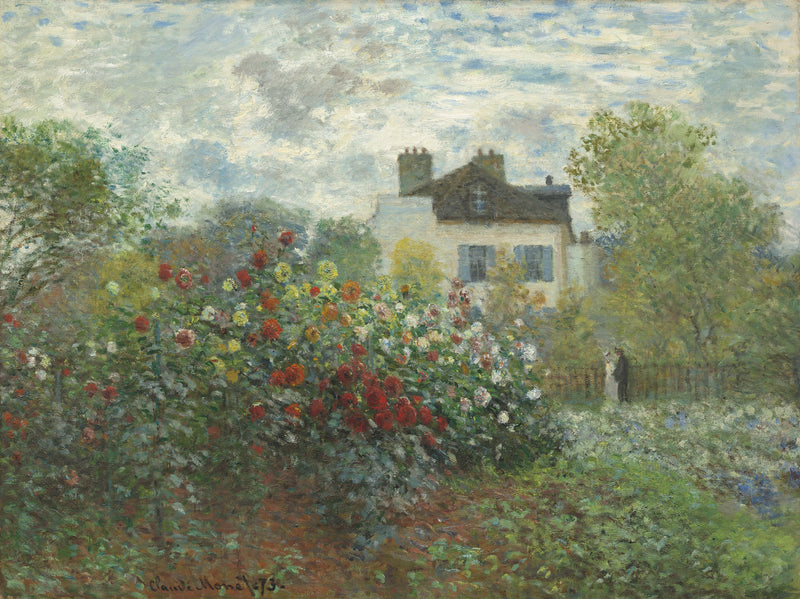 Argenteuil W286'daki Sanatçının Bahçesi - Claude Monet