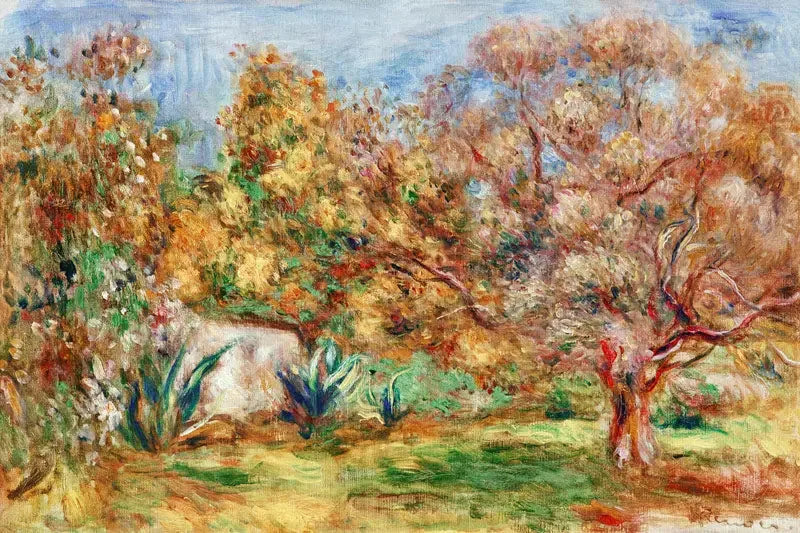 Zeytin Ağaçları - Pierre-Auguste Renoir
