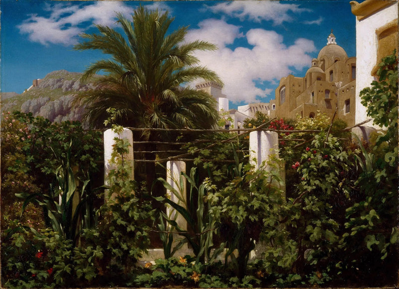Bahçede bir han içinde, Capri - Frederic Leighton