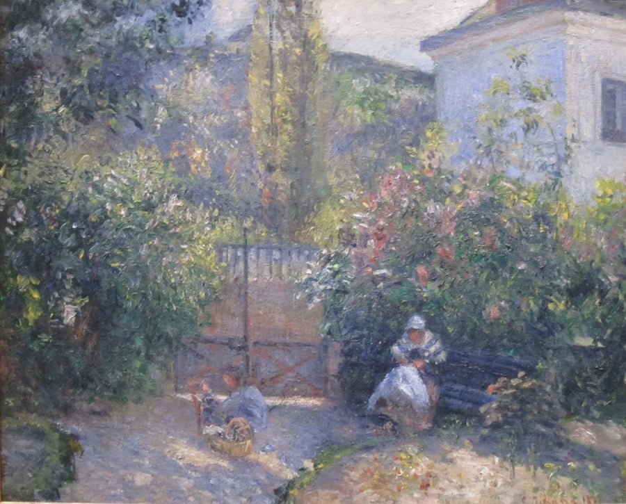 Hermitage Bahçesi, "Kırmızı Ev", Pontoise - Camille Pissarro