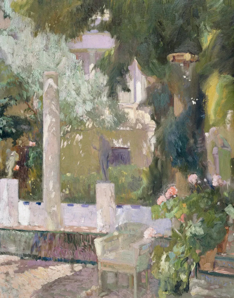 Sorolla Evi Bahçesi (1920) - Joaquín Sorolla