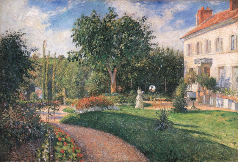 Mathurins Bahçesi, Pontoise - Camille Pissarro