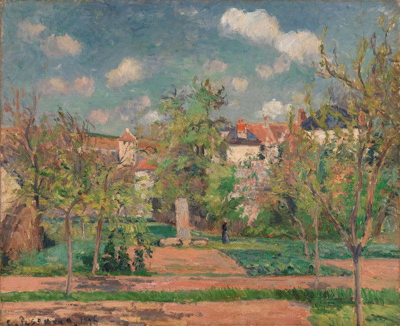 Güneşli Bahçe (Büyük Güneşli Bahçe, Pontoise) - Camille Pissarro