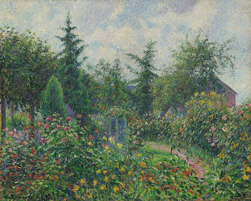 Octave Mirbeau'nun Bahçesi ve Tavuk Kümesi, Les Damps - Camille Pissarro