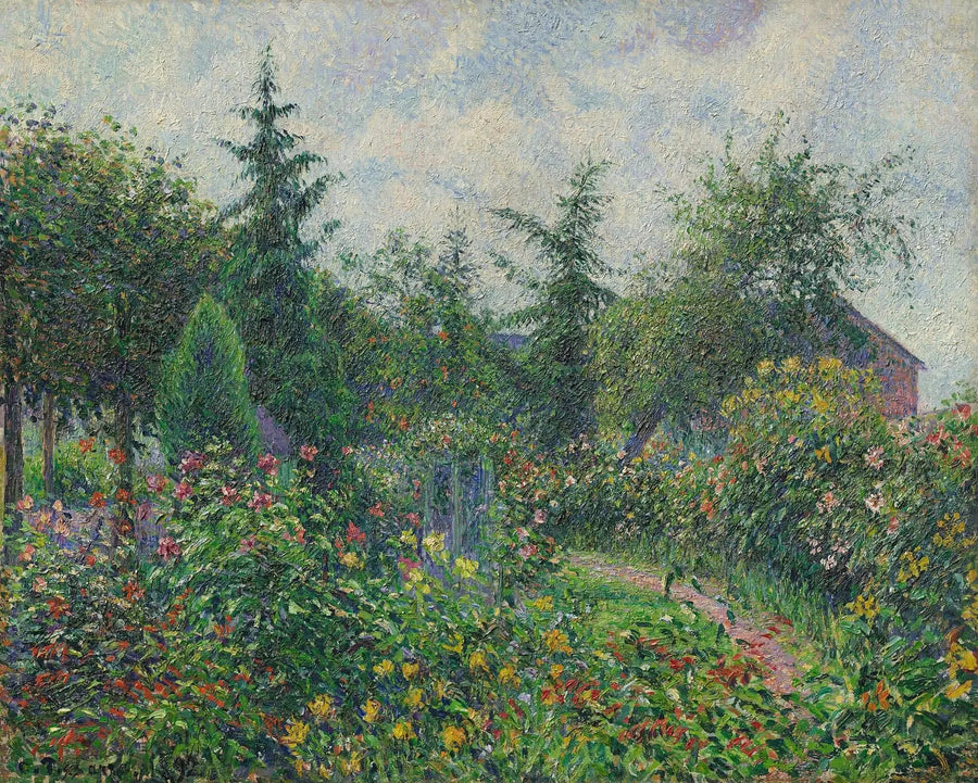 Octave Mirbeau'nun Bahçesi ve Tavuk Kümesi, Les Damps - Camille Pissarro