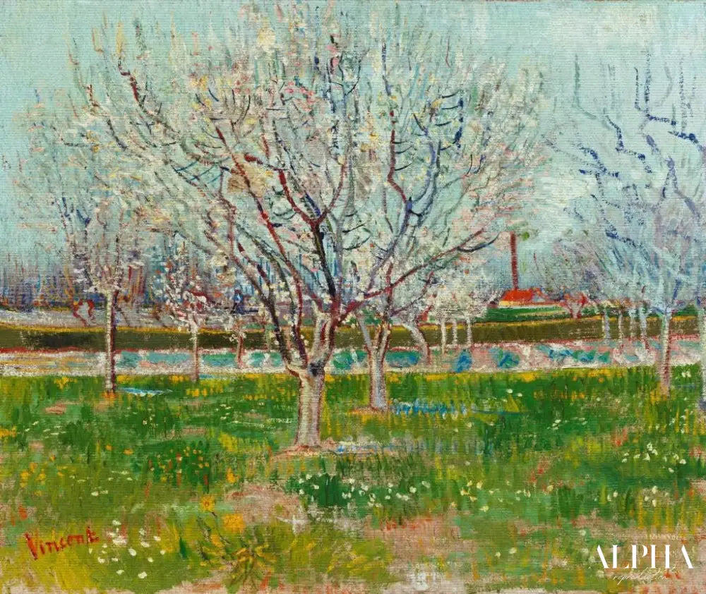 Jardin fruitier fleurissant - Van Gogh - Reproductions de tableaux et peintures haut de gamme