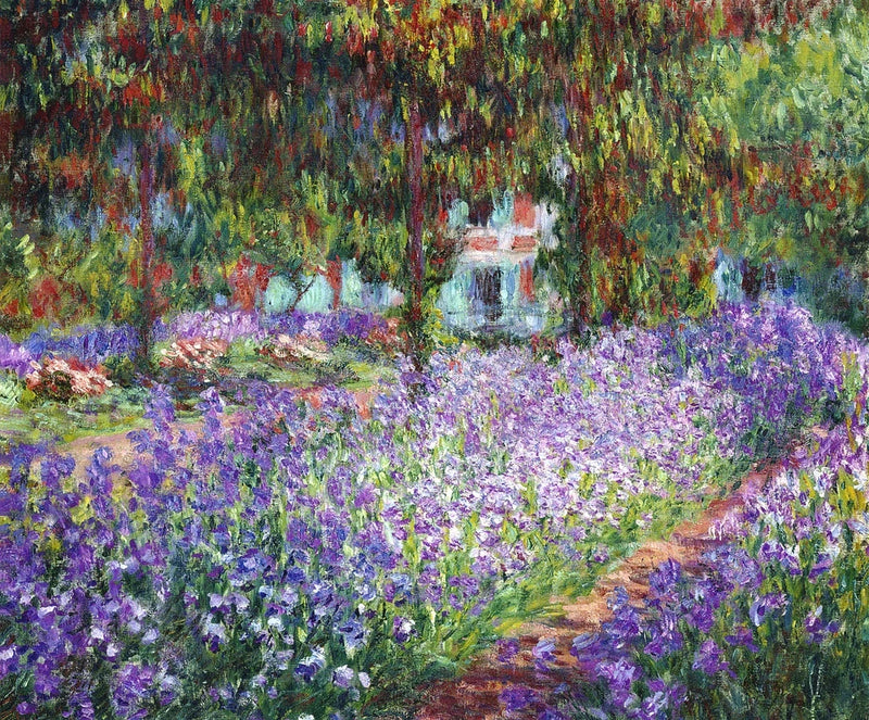 Giverny'deki Sanatçının Bahçesi - Claude Monet