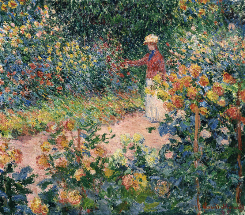 Monet'in Giverny'deki Bahçesi - Claude Monet