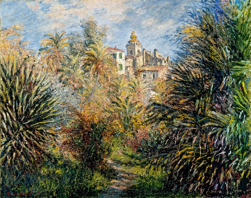 Bordighera'da Moreno Bahçesi - Claude Monet